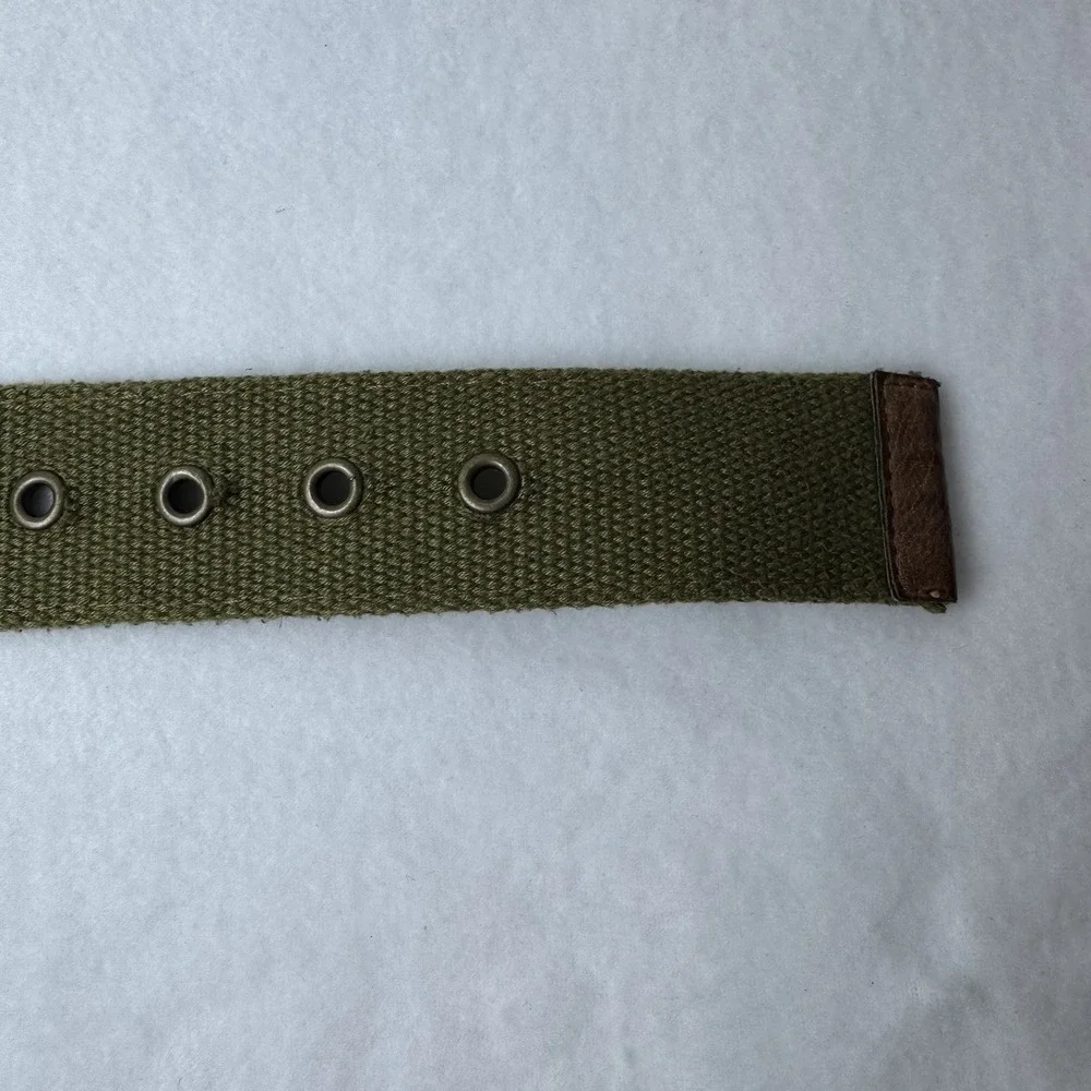Green Patch Belt Size Small Adjustable Punk Grunge Utility‎ Military Green Y2K